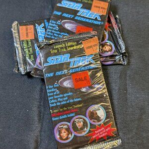 Star Trek Next Generation Stardiscs Pogs vintage sealed pack pog milk caps | TNG